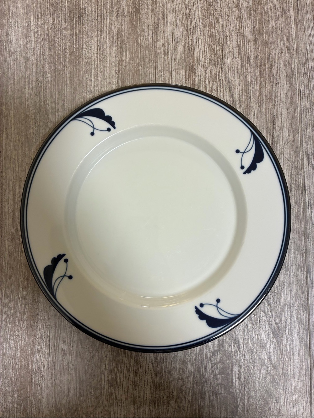 Set of 3 Dansk Flora Bayberry Blue Salad Plates